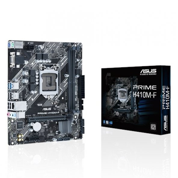 ASUS PRIME H410M-F DDR4 SATA3 PCIe 16X v3.0 1200p mATX