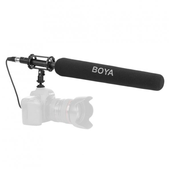 Boya BY-PVM3000L Profesyonel Super Cardioid Shotgun Mikrofon