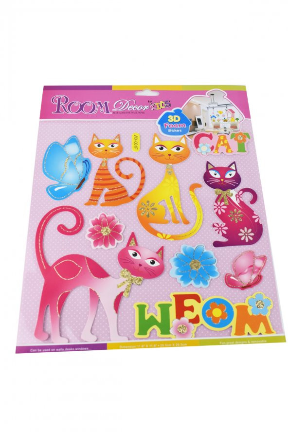 Çocuk Odası Duvar Sticker No:7 30x30 cm - 1