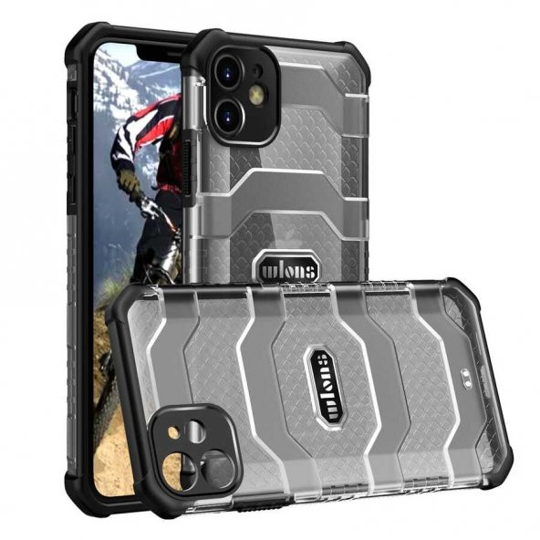 Apple iPhone 11 Kılıf Wlons Mit Airbag Kaymaz Tasarım Kapak