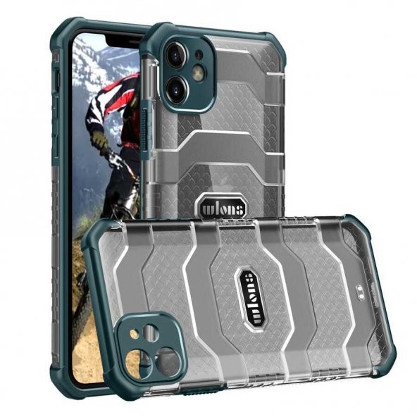 Apple iPhone 11 Kılıf Wlons Mit Airbag Kaymaz Tasarım Kapak - 2