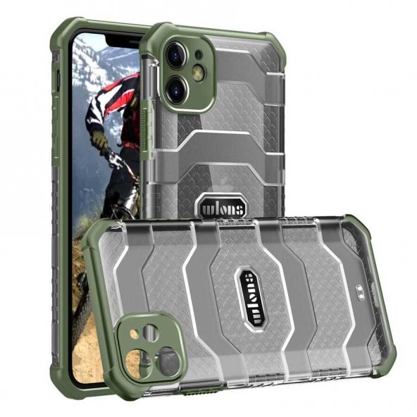 Apple iPhone 11 Kılıf Wlons Mit Airbag Kaymaz Tasarım Kapak - 3