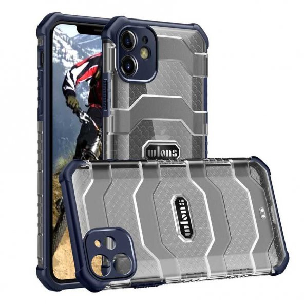 Apple iPhone 11 Kılıf Wlons Mit Airbag Kaymaz Tasarım Kapak - 5