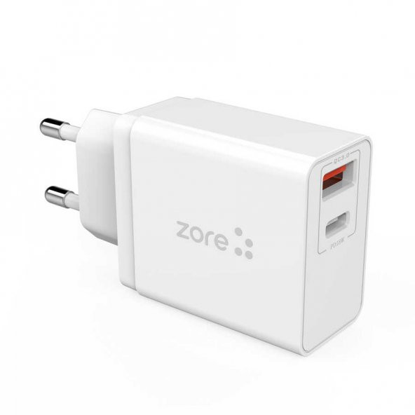 LG Q6 Zore XMac Serisi ZR-X2 Hızlı şarj QC 3.0 Micro 2 in 1 Şarj Seti - 5