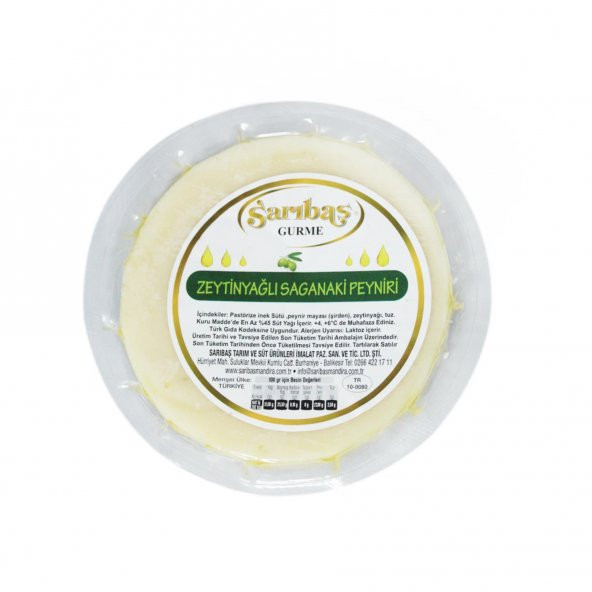 Sarıbaş Zeytinyağlı Saganaki Peyniri 170 - 200 g e