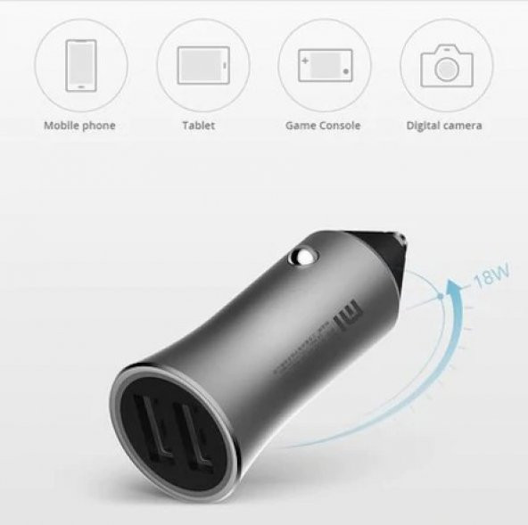 Xiaomi Araç Şarj Cihazı Pro Çakmak Şarj Hızlı Araç Şarj - 3