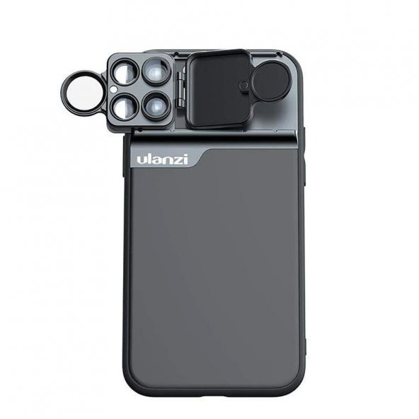 Ulanzi U-lens Iphone 11 Pro 5 in 1 Profesyonel Lens Seti (Arka Kapak Şeklinde)