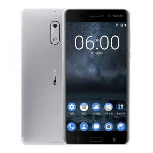 Nokia 6 32 GB Gümüş Cep Telefonu Vitrin