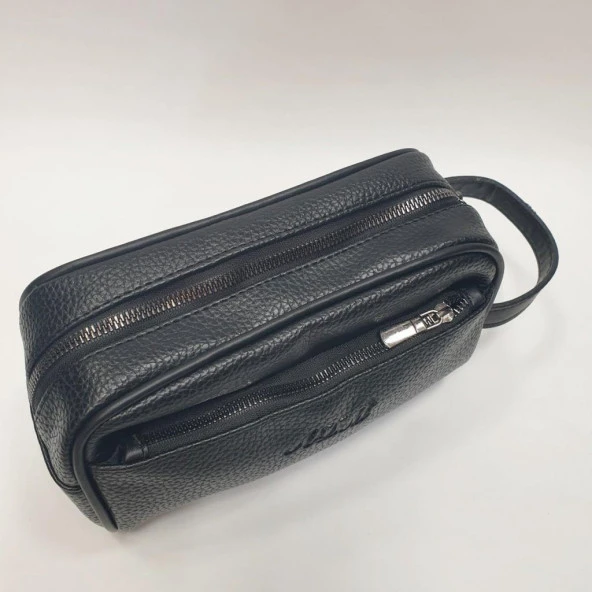 Siyah Renk Deri Erkek El Çantası - 2