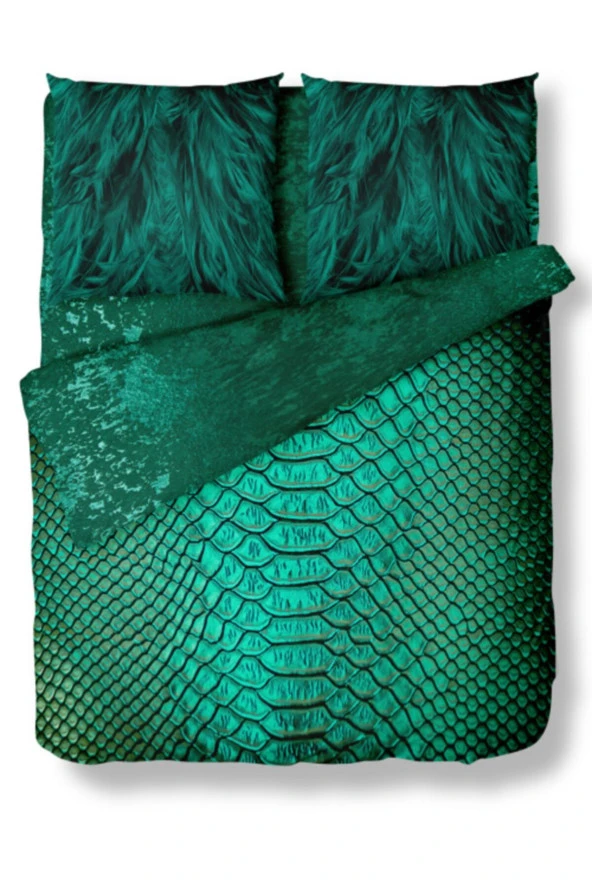 Wow Yeşil Çift Kişilik Nevresim Takımı