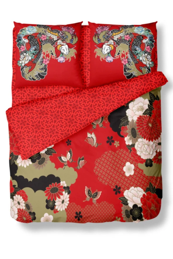 Yukata Çift Kişilik Nevresim Takımı