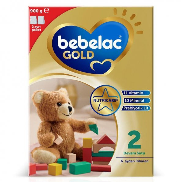 Bebelac Gold 2 Bebek Sütü 900 Gr