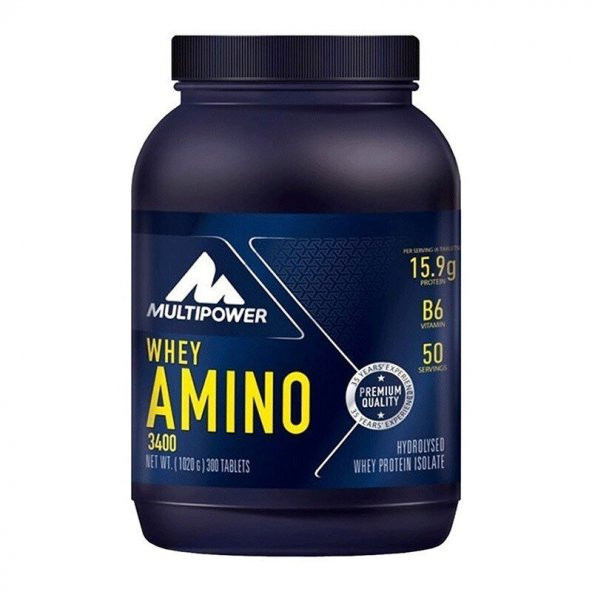 Multipower Whey Amino 3400 300 Tablet + HEDİYELER