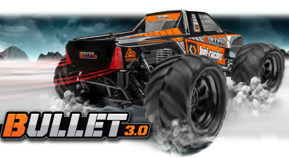 HPI 110661 Bullet MT 3.0 Rtr 1/10 2.4Ghz Waterproof - 3
