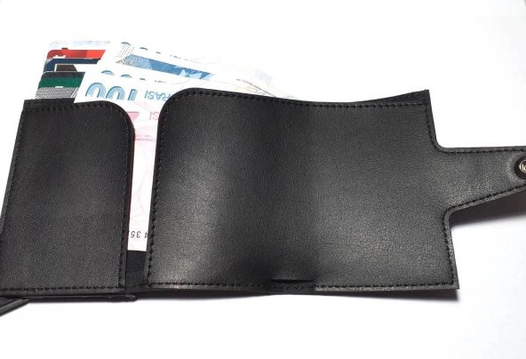 Mekanizmalı Akıllı Cüzdan Otomatik Kartlık - 6