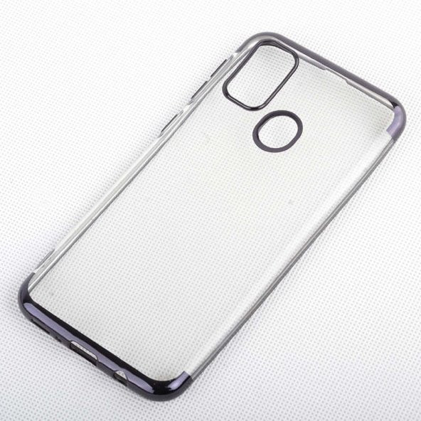 Galaxy M21 Kılıf Zore Dört Köşeli Lazer Silikon - 4