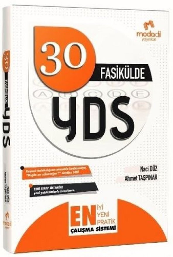 Modadil 30 Fasikülde YDS Hazırlık Seti Modadil Yayınları