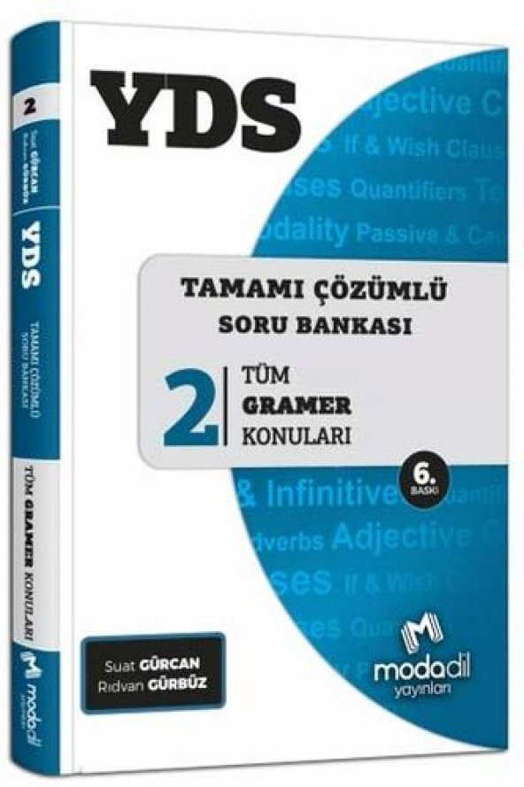 Modadil Yayınları YDS Tamamı Çözümlü Soru Bankası Serisi 2
