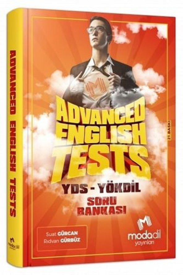 Modadil Yayınları Advanced English Tests YDS-YÖKDİL Soru Bankası