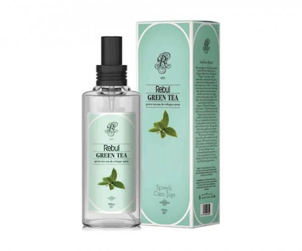 Rebul Green Tea - Yeşil Çay Kolonyası 100 Cc (Cam Şişe) Spreyli