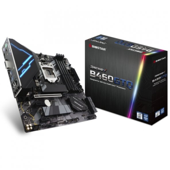 Biostar Racing B460GTQ DDR4 2933 S+V+GL MATX 1200p - 2
