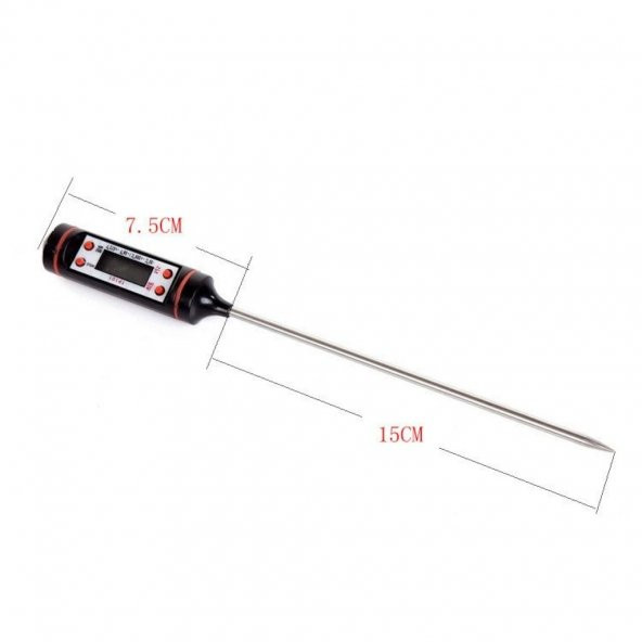 TP-101 Çubuk Termometre Gıda Yiyecek İçecek Sıcaklık Ölçer - 3