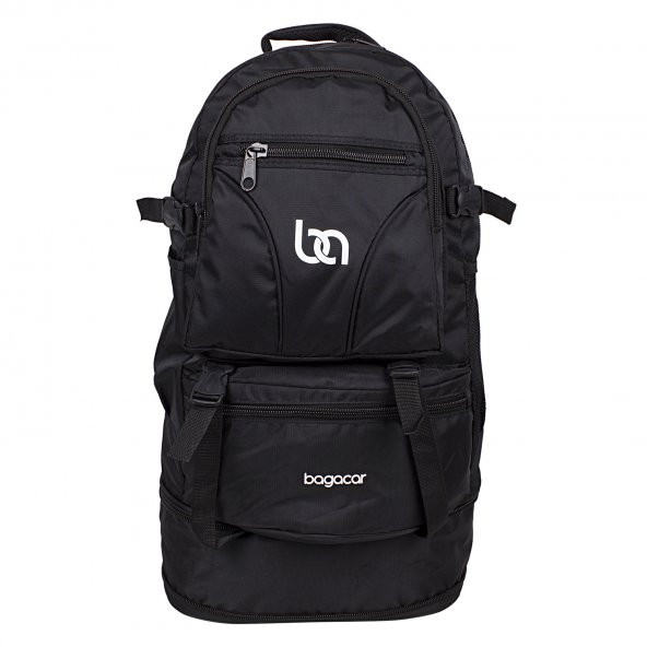 Bagacar 60 LT Laptop Bölmeli Körüklü Dağcı Sırt Çantası Siyah - 3