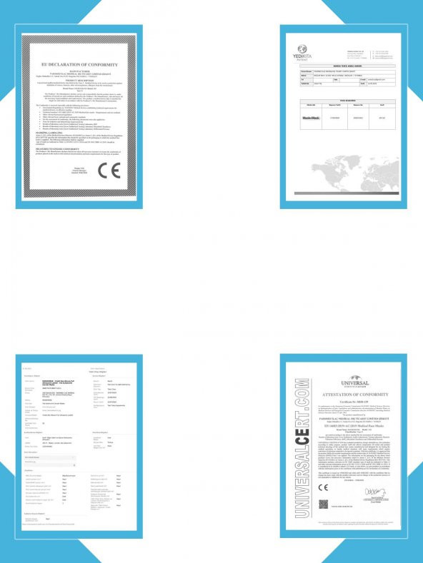 MASKEMASK Desenli Prenses Serisi 3 Katlı  100 Adet - 7