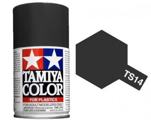 TAMIYA TAM85014 TS-14 Black 100ml Enamel Boya - 1