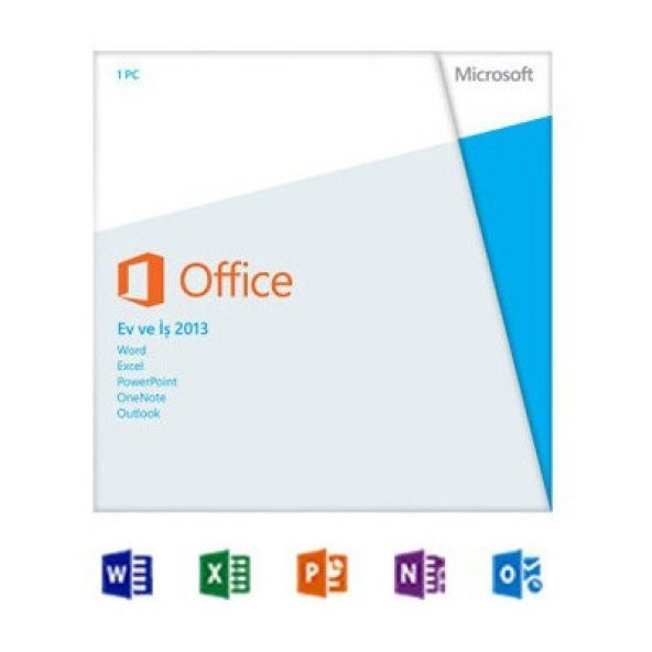 Microsoft Office 2013 Home And Business TR KUTU Box T5D-01781