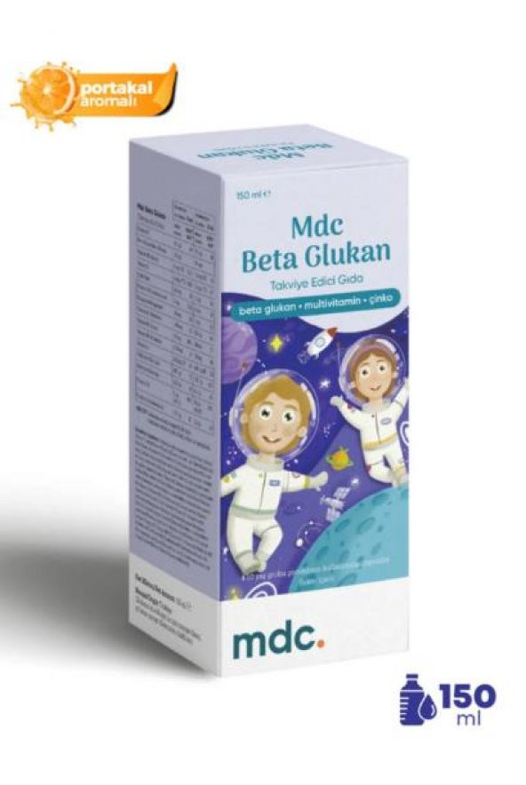 MDC Beta Glukan Multivitamin Çinko 150 ml