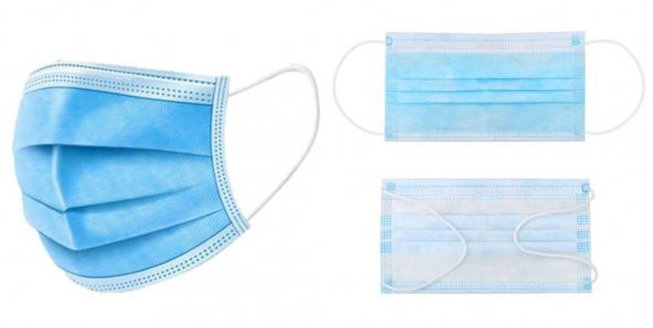 Pufai Tek Kullanımlık Full Ultrasonik Cerrahi Maske 3 Katlı Burun Telli 250 Adet 10 Kutu - 4