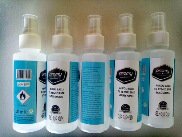 ALKOL BAZLI EL TEMİZLEME SOLÜSYONU 100 ML CEP BOY - 1