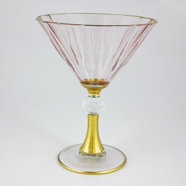 6lı Altın Yaldızlı Lüsterli Dondurmalık - Sunum Kasesi - 2