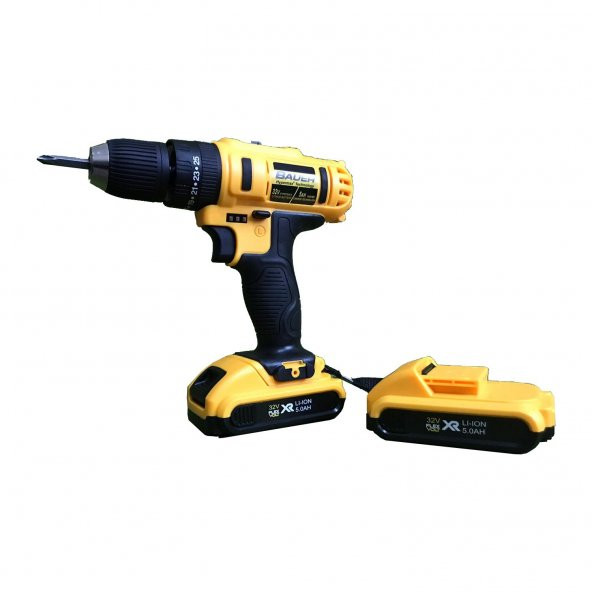 Bauer Power Tools 32 Volt 5.0 Amper Darbeli Çift Akülü 20 Parça Uc Setili Şarjlı Vidalama Matkap - 3