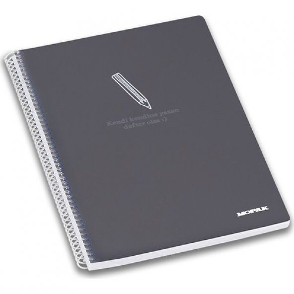 Mopak A4 96 Yaprak Spiralli Defter - Çizgili