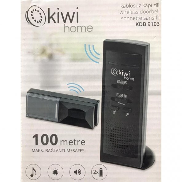 Kiwi KDB 9103 Kablosuz Kapı Zili - 4