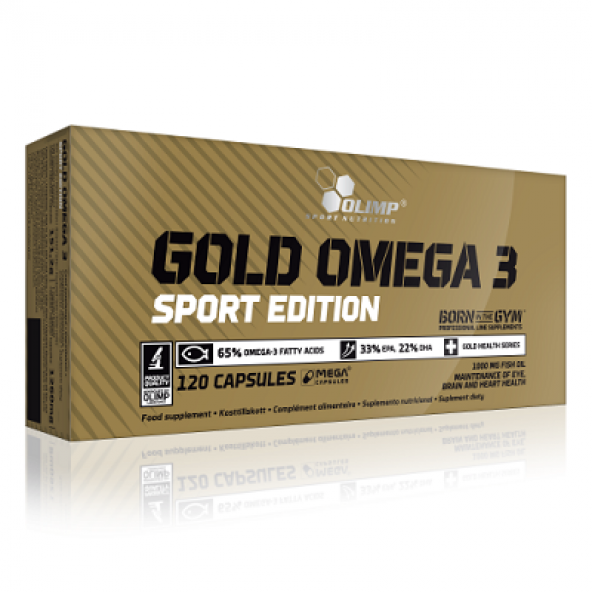 Olimp Gold Omega 3 Sport Edition 120 Kapsül  +HEDİYELİ