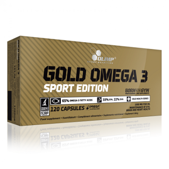 +3 HEDİYE Olimp Gold Omega 3 Sport Edition 120 Kapsül