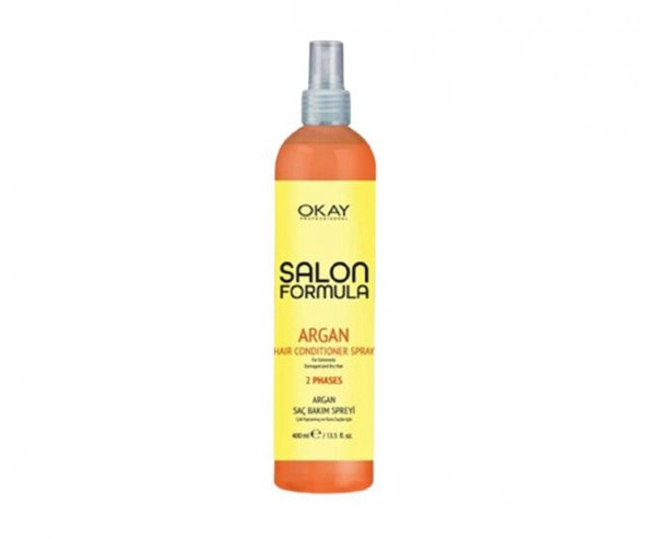 Okay Salon Formula Argan Saç Bakım Spreyi - Kolay Tarama 400 Ml