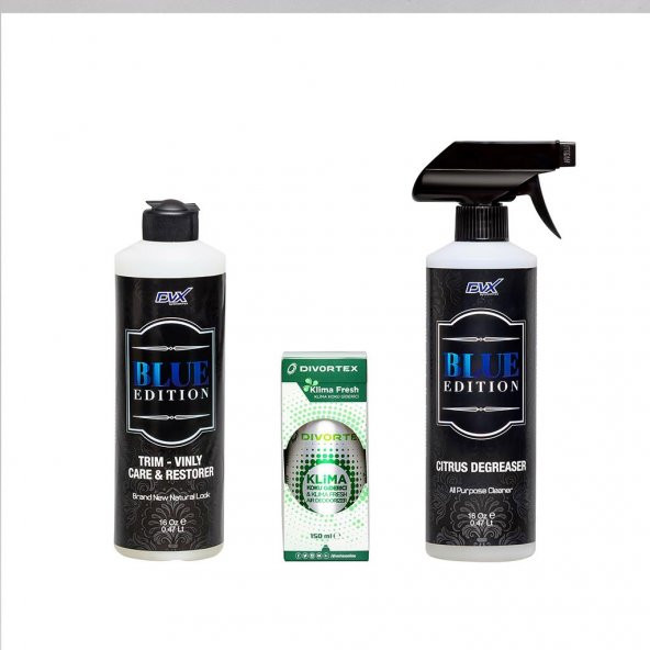 Divortex Blue Edition 3lü Bakım Seti ürün görseli