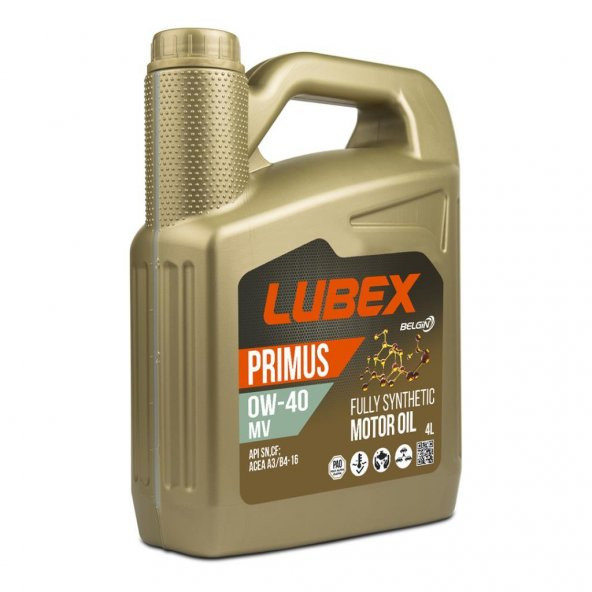 Lubex Primus MV 0W-40 4 Lt Tam Sentetik Motor Yağı - 2