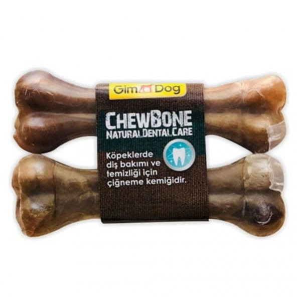 Gimdog chewbone press kemik 4,5" ikili naturel