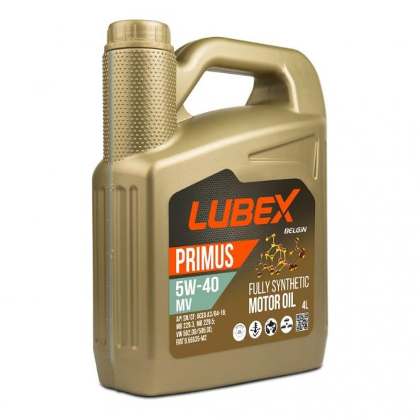 Lubex Primus MV 5W-40 4 Lt Tam Sentetik Motor Yağı (4 Adet) - 2