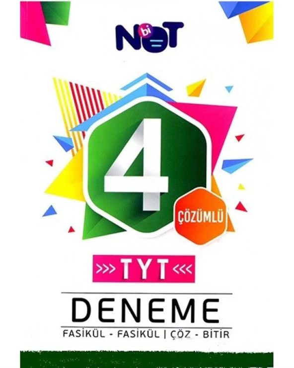 Binot Yayınları Tyt 4 Deneme - 1