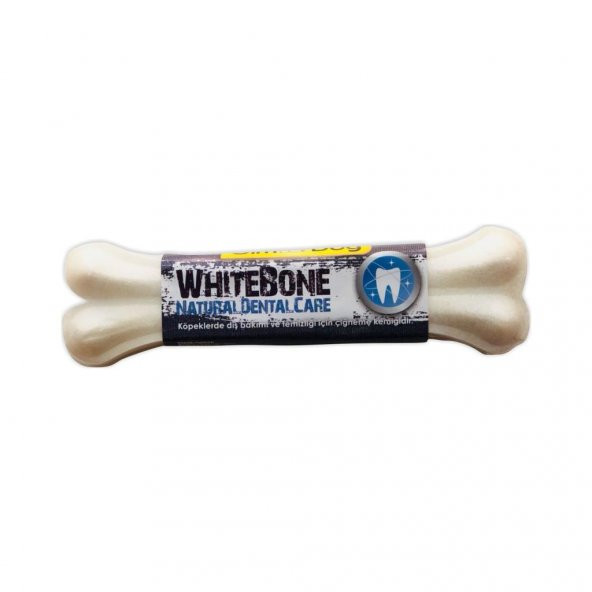 Gimdog whitebone press kemik 6,5"  tekli sütlü