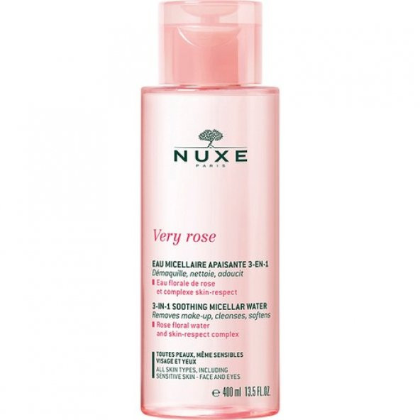 Nuxe Very Rose 3 In 1 Temizleme Suyu 400 ml
