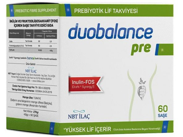 Nbt Life Duobalance Pre Prebiyotik Lif 60 Saşe
