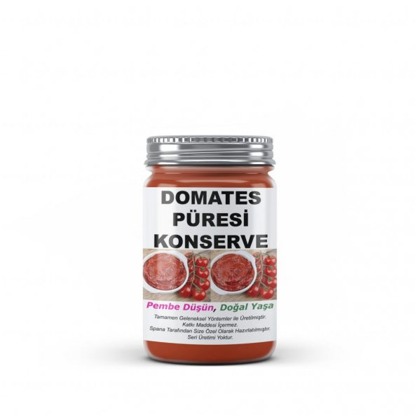 Domates Püresi Konserve Ev Yapımı Katkısız 800Gr