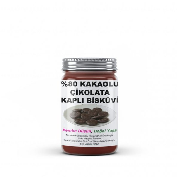 80 Kakaolu Çikolata Kaplı Bisküvi Ev Yapımı Katkısız 110Gr - 1